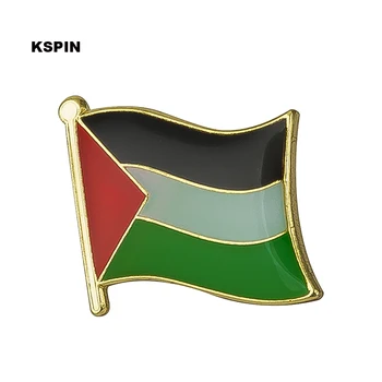 10шт много значков с флагом Палестины на лацкане значка с булавкой 10шт много Значков с рюкзаком KS-0027