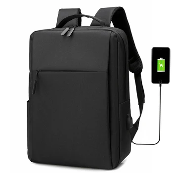 15,6-дюймовый мужской рюкзак для ноутбука, Нейлоновый дорожный мужской рюкзак для ноутбука, Usb-зарядка, компьютерные школьные рюкзаки, Водонепроницаемая сумка для мужчин