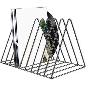 3X Виниловые Пластинки CD Стеллаж для хранения Журналов Стеллаж для выставки альбомов Многофункциональная Вертикальная Креативная Коллекция европейского искусства