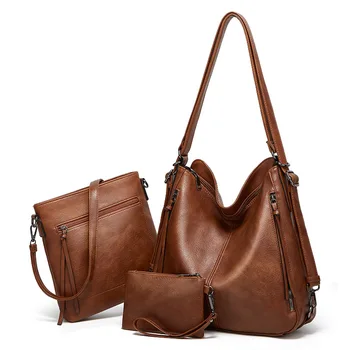FUAMOS Новая модная ретро-дорожная сумка из трех частей, Женский наплечный Европейско-американский рюкзак, повседневный органайзер для путешествий, подходит женщине