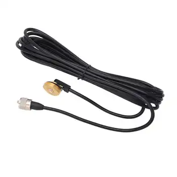 Антенный кабель для автомобильной рации M-образный разъем, устойчивый к помехам Гибкий антенный кабель для рации с основанием для