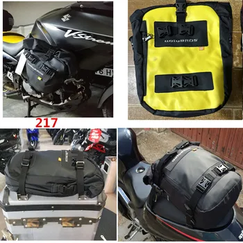 Водонепроницаемая Мотоциклетная Боковая сумка для багажа, Мотоциклетный бампер, Быстросъемная защитная планка для верховой езды, Велосипедная сумка для хвоста, 10 л