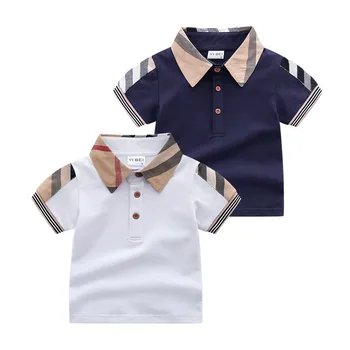 детская летняя одежда от 1 до 6 лет, футболка с короткими рукавами для мальчиков, летняя рубашка поло для мальчиков, детская одежда, одежда для мальчиков