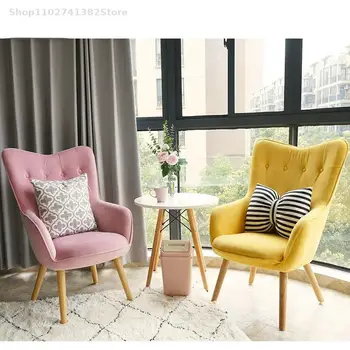 Кресло с откидной спинкой, современный диван, кресло для гостиной, стулья для салона, одноместная мебель, кожаные ленивые индивидуальные кресла для дома