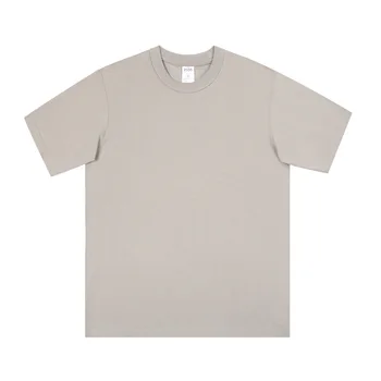 Летние мужские и женские повседневные футболки из высококачественного хлопка с коротким рукавом