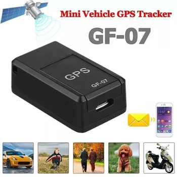 Мини-GPS-трекер GF-07, позиционер, отслеживание автомобиля в режиме реального времени, домашние животные, дети, сильный магнитный противоугонный локатор, защита от потери 
