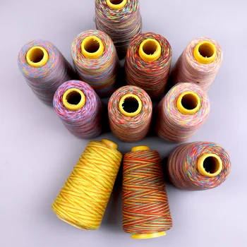 Многоцветные цвета Вышивка Швейные Нитки 40s/2 3000Yard Текстильная Пряжа Нить Ремесло Вышивка Швейная Нить Аксессуар для вязания