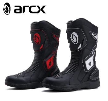 Мотоциклетная обувь Arcx мужские ботинки для мотокросса теплые четырехсезонные ботинки водонепроницаемые мотоциклисты