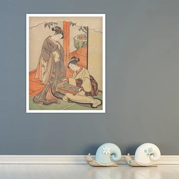 Рисунок Живопись Маслом В Японском Стиле По Номерам Персонализированные Плакаты Кацусика Хокусай DIY Ukiyoe Для Гостиной