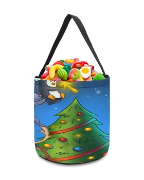 Рождественская елка, Кролик, Олень, Пингвин, Игрушки для украшения дома, Корзина для хранения, сумка для конфет, Подарки для детей, тканевая сумка, сумки для вечеринок, Сувениры