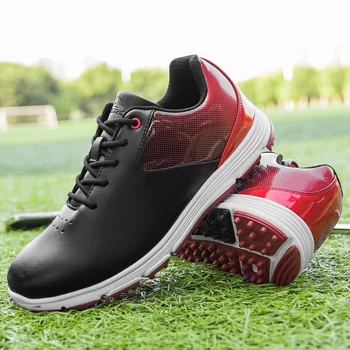 Роскошная обувь для гольфа Профессиональная одежда для гольфа, уличная роскошная обувь для ходьбы, Большие размеры 39-48, нескользящие кроссовки для ходьбы