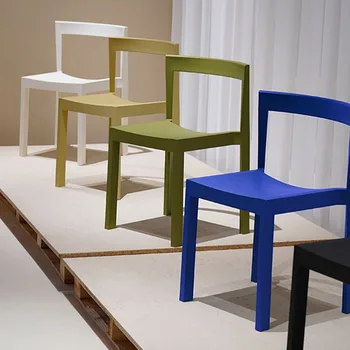 Сверхлегкий шезлонг с поддержкой спины, пластиковые Однослойные Уличные Милые Детские стулья для гостиной, Мебель для дома Blue Ground Sandalyeler