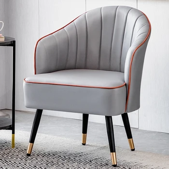 Скандинавское кресло, стулья для гостиной, Напольная спальня, современные роскошные стулья для гостиной, удобная кожаная мебель для патио