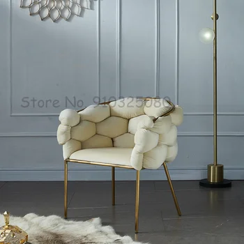 Современный Постмодернистский стул для макияжа Итальянское простое кресло со спинкой для гостиной Креативные Дизайнерские кресла для гостиной