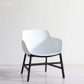 Стул: Современный простой ленивый домашний стул для отдыха со спинкой, скандинавский одноместный диван-кресло, мебель для небольшой квартиры можно изготовить по индивидуальному заказу