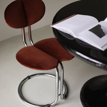 Умирающая Гостиная, кресло для отдыха, Современный Бархатный Дизайнерский стул со стальной петлей, Одноместный офис, гостиная, Северная Мебель для гостиной